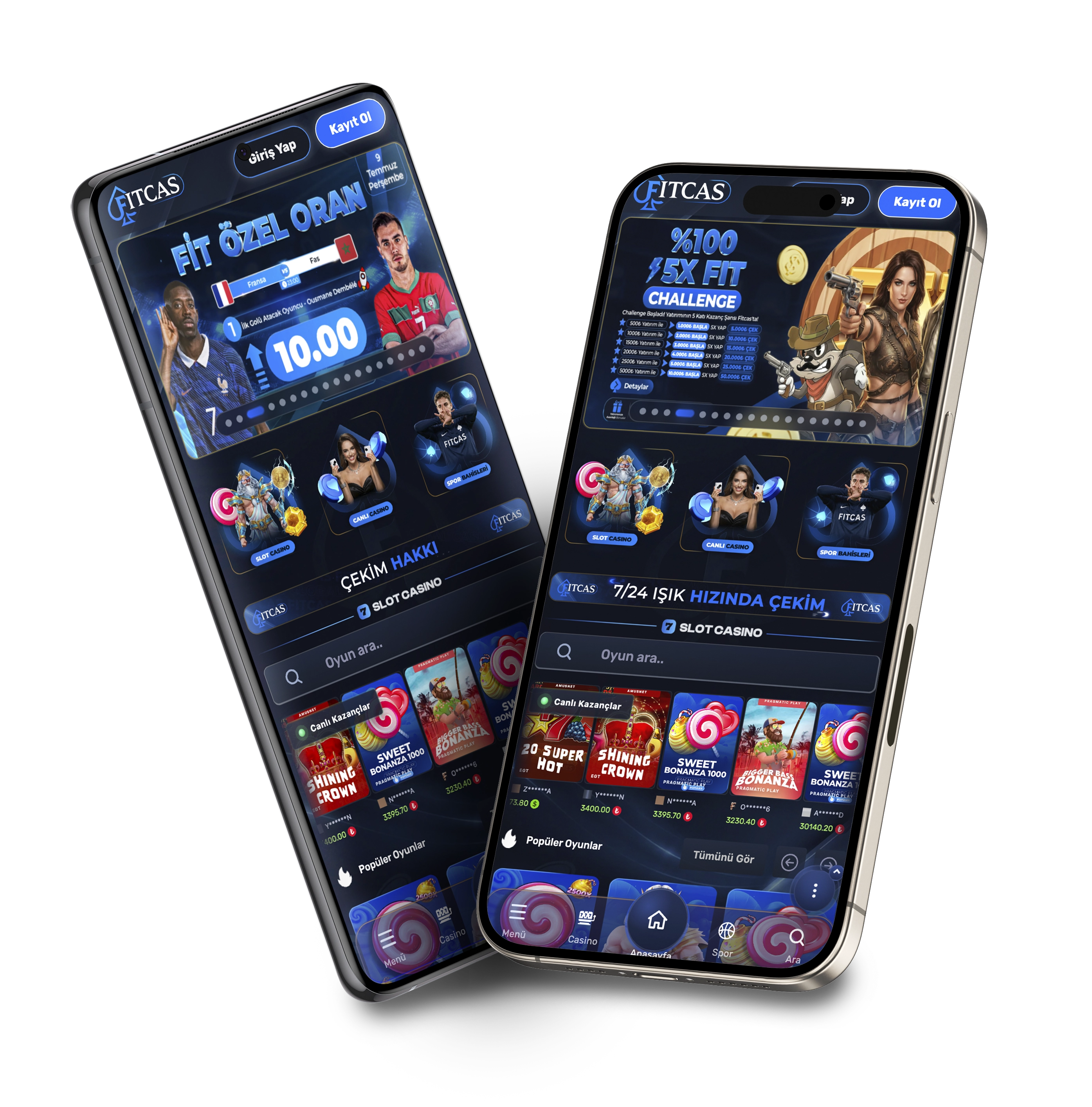 Fitcas App Mockup